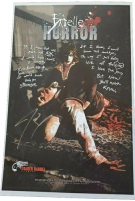BRIELLE AND THE HORROR LYRIC HAND SIGNED LITHOGRAPH AUTO JARED BAREL 17" X 11" | eBay US (Buy It Now)