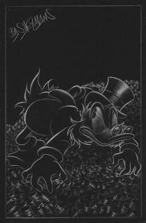 Dagobert Duck - Coins - Art préliminaire original | Catawiki