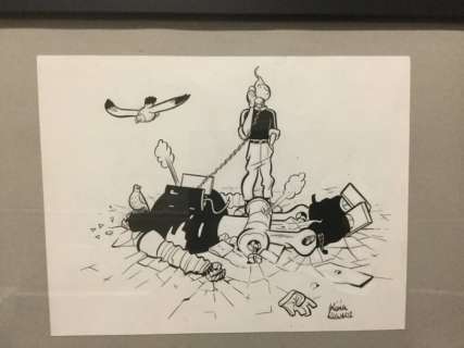 Schwartz, Olivier - Dessin original - Inspecteur Bayard - [Années 90] | Catawiki