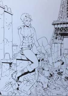 Meynet, Félix - Illustration originale - Â«Â Cadeaux Nouvel An ParisÂ Â» | Catawiki