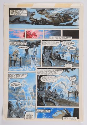 Carlos Ezquerra 2000 AD Presents: Crisis Story Pages Issue #1 & #4 (Fleetway, 1988) Total 2 | Stanley Gibbons Baldwin’s
