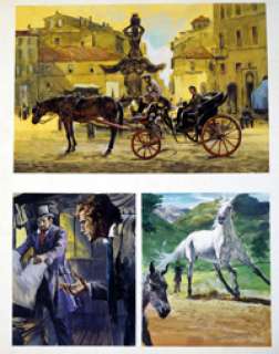 Eustaquio Segrelles | Horses and Carriage | Illustration Art Gallery