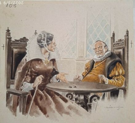 MAGNIFICA TAVOLA ORIGINALE di ANGELO BIOLETTO " La Noce Magica" | eBay Europe