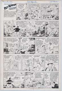 Gervy, Yves Desdemaines-Hugon... | Planche originale de l’album Pat’Apouf aux antipodes,... | Stanley’s Auction