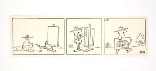 Bara Guy Max L’explorateur Strip... | BARA Guy Max l’explorateur Strip en trois cases Encre... | Vermot et Associés