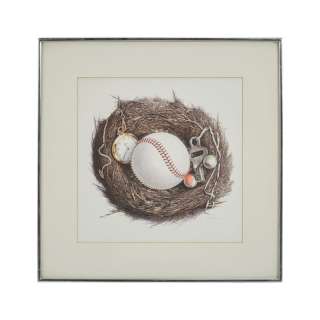 Playboy | Alex Ebel Baseballs Watercolor Drawing | Julien’s