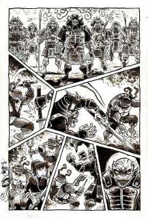 Jim Lawson Eric Talbot - Teenage mutant ninja turtles smash-up p 17 (2009)