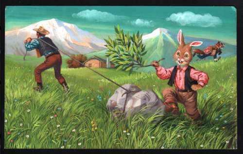 Br’er Rabbit - Severino Livraghi - original illustr. - Page volante - Gouache sur papier Ã  dessin épais - (1970) | Catawiki