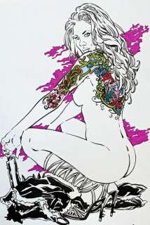 Pin Up - Cristina Fabris - Original Colored Pin-Up - Page volante - Autre - (2014) | Catawiki
