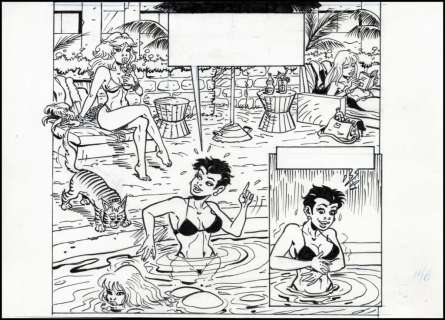 Di Sano. Planche originale Rubine | BDEnchères