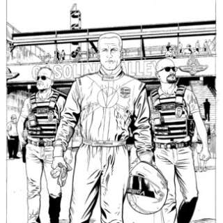 Marc Bourgne - Couverture originale Michel Vaillant