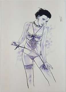 Marco Turini - illustraz. originale "Intimo" - Page volante | Catawiki