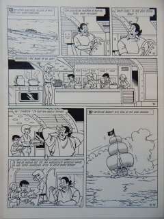 Jerom 36 - 3e reeks - Originele pagina (p.12) Het Schatteneiland - (1991) | Catawiki