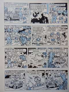 Studio Vandersteen - Tits 11 - Originele pagina (p.14)  - Heibel sur la bruyère - (1980) | Catawiki