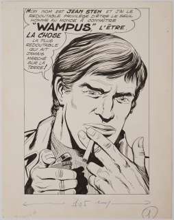 Luciano Bernasconi (... | Planche originale représentant JEAN STEN pour la publicité... | Stanley’s Auction