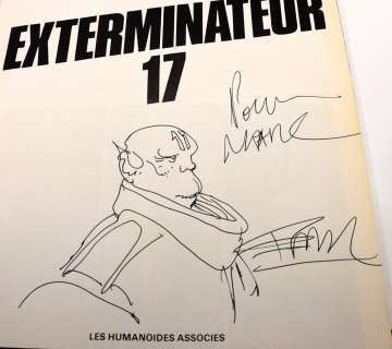 Bilal - Dionnet... | Bilal - Dionnet - Dédicace Exterminateur 17 - Les Humanoïdes... | Arthema Auction