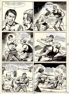 FRANCO BIGNOTTI - Tavola originale per Zagor 93, Zenith 144 ‘Vudu!’. Cm. 25 x 35 circa. Anno di esecuzione 1973. Pag.30.