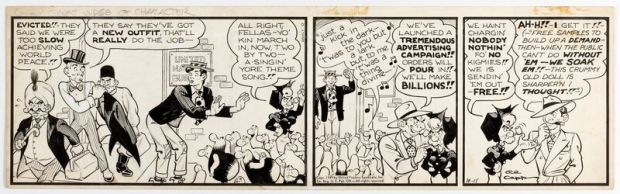 Al Capp | Al Capp, Li’l Abner original strip 10-15-49 | 2DGalleries