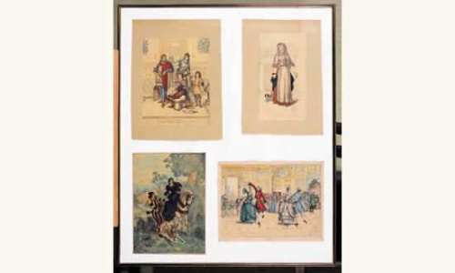 JACOBS. 4 dessins. Ensemble de 4 dessins réalisés par Edgar P. Jacobs | Tessier Sarrou