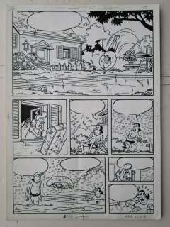 Jerom 55 - Originele openingspagina (p.1) - De bevroren vlammen - Page volante - (1974) | Catawiki