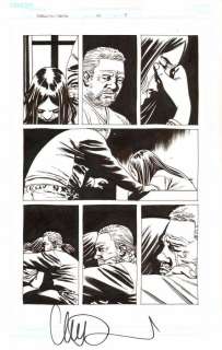 The Walking Dead  #99 - Original Art - Page 7 Rosita and Eugène - Charlie Adlard - EO | Catawiki