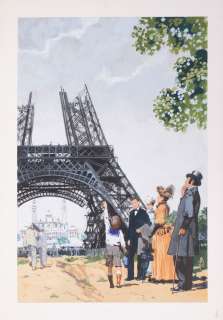 Jean Léon Huens... | Jean Léon HUENS (1921-1982) La famille devant la tour... | Drouot Estimations