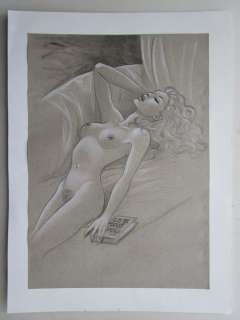 Venus H - Originele tekening  - Page volante | Catawiki