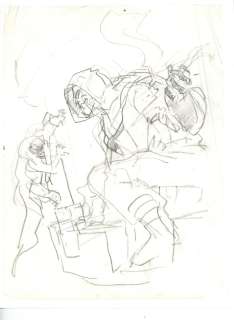 Neal Adams | Doctor Doom VS Dracula Preliminary 2 | Neal Adams