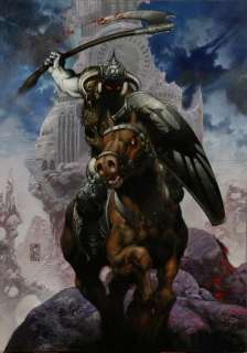 Simone Bianchi - olio su tela "Death Dealer" - cm 80x90 - EO | Catawiki