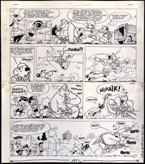 Dupa  - Planche originale (p.11) - Les As | Catawiki