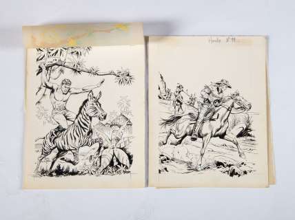 [HONDO] [BANDE DESSINEE] Rémy... - Lot 111 - [HONDO] [BANDE DESSINEE] Rémy BORDELET (1931 - 2003). Ensemble...