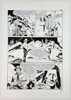 Tex - Stefano Biglia - tav. origin. "Gli Scorridori di Mackenzie" - Page volante | Catawiki