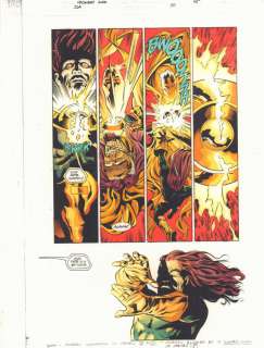 John Kalisz, Keith Champagne, Leonard Kirk | Jsa #50 P.45 Color Guide Art - Doctor Fate Vs. Mordru - 2003 | Anthony’s Comic Book Art