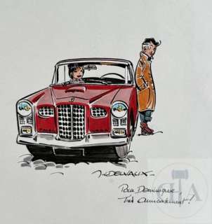 Delvaux/Jacques Gipar. Dessin original illustrant le heros… | Dagoty