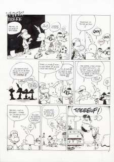 ZEP - ZEP - Titeuf, tome 2 - Planche originale "Le Petit Frère"