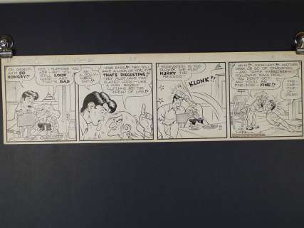 Al Capp | Al Capp L’il Abner Daily - 12-29-1943 Starvation Diet Issue L’il Abner Daily Page 12-29-43 | Koch Comic Art