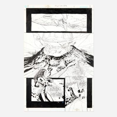 Lot 106 - Pasqual Ferry and Mark Morales, Action Comics #792 Story Page 5 Original Art (DC Comics, 2002) | Landry Pop Auctions