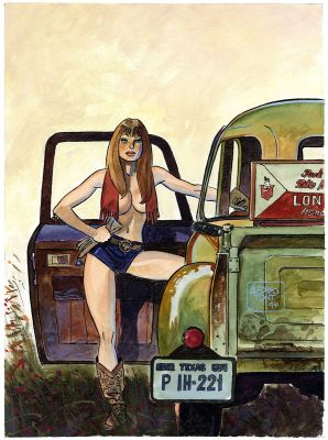 Alfonso Font | Pin-up Ilustraciones (AF379-25×35) | Alfonso Font