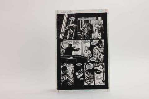 Edouardo Barreto... | EDOUARDO BARRETO - SUPERMAN. Planche originale à l’encre... | Aibo Art Auction