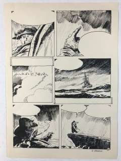 Enrique Breccia - illustrazione originale "Tormenta" - Page volante | Catawiki