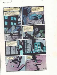 Doug Hazlewood, John Kalisz, Michael Lark | All Star Comics #1 P.4 Color Guide Art - Hourman (Rex Tyler) Origin - 1999 | Anthony’s Comic Book Art
