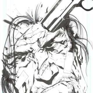 Jock | Scalped #32 original cover art | Panel Gallery