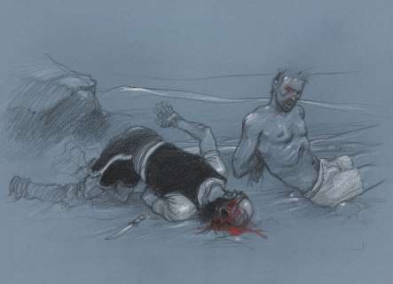 Bilal Enki (Né En... | BILAL Enki (né en 1959) La couleur de l’air Crayon... | Tessier Sarrou