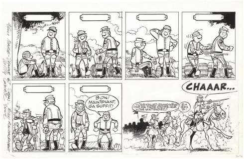 Lambil Willy (Né... | LAMBIL Willy (né en 1936) Les Tuniques bleues Encre... | Tessier Sarrou