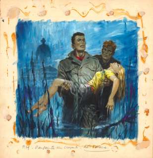 Pierre JOUBERT (1910-2002) - Lot 84 : Bob Morane - L‘empreinte du crapaud