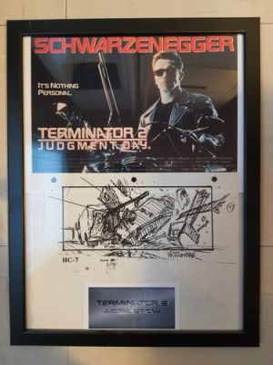 TERMINATOR 2 storyboard ORIGINAL Sous Cadre Rare | eBay Europe (Buy It Now)