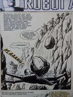 Kearon, Edward - Originele pagina - Archie, de man van Staal - The Death Lizard - (1970) | Catawiki