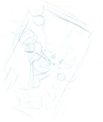 Dave Bullock Hand-Drawn Comic Illustration for Covers and Book DC M15 | Charles Scott Gallery