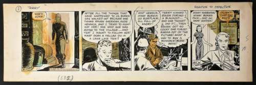 Terry and the Pirates 8 - 11 - Daily Comic Strip Original Art by Milton Caniff - EO - (1941) | Catawiki