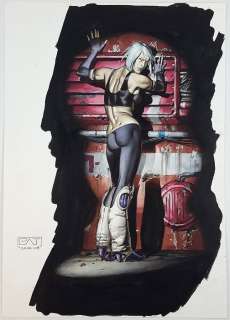 Patrizio Evangelisti - Illustrazione Originale "Termite Bianca" - Page volante - EO | Catawiki